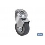 ▷ Ruedas Goma Gris Pasante | Ferreidea