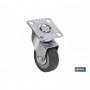 ▷ Ruedas Goma Gris Placa | Ferreidea