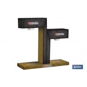 ▷ Expositor Eléctrico Mostrador 2 Bombillas E27 | Ferreidea