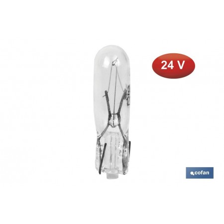 Bombilla Coche W1.2 (24V) Cofan