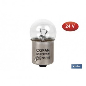 Bombilla Coche R5W (24V) Cofan
