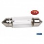 Bombilla Coche C5W (12V) Ø11x38mm Cofan