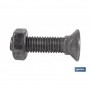 ▷ Tornillo con Cuello Cuadrado Bajo con Tuerca Hexagonal | Ferreidea