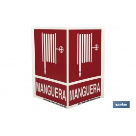 ▷ Cartel Señal Panorámica "MANGUERA INCENDIOS" | Ferreidea