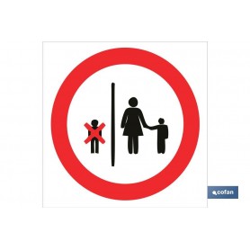 ▷ Cartel Prohibido ascensor a menores 14 años | Ferreidea