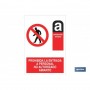 ▷ Cartel Prohibida la entrada "Amianto" | Ferreidea