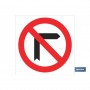 ▷ Cartel Prohibido girar derecha | Ferreidea