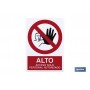 ▷ Cartel ALTO acceso solo personal autorizado | Ferreidea