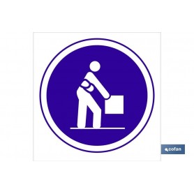 ▷ Señal Obligatorio uso de faja | Ferreidea