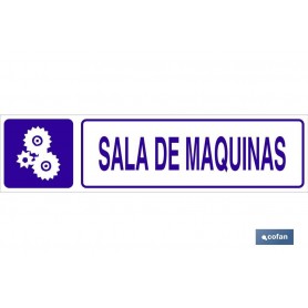 ▷ Cartel Sala de Máquinas | Ferreidea
