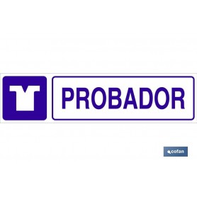 ▷ Cartel Probador | Ferreidea