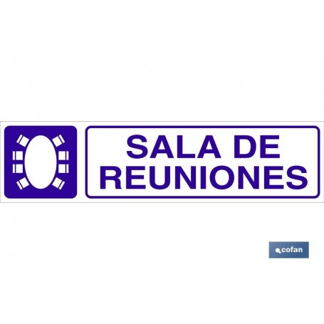 ▷ Cartel Sala de Reuniones | Ferreidea