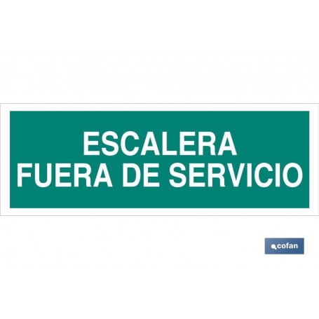 ▷ Cartel Escalera Fuera de Servicio | Ferreidea