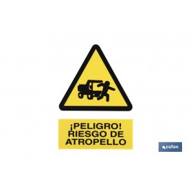 ▷ Cartel Riesgo de atropello | Ferreidea