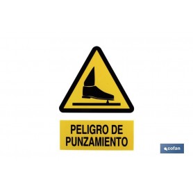 ▷ Cartel Peligro de punzamiento | Ferreidea