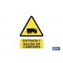 ▷ Cartel Entrada y salida de Camiones | Ferreidea
