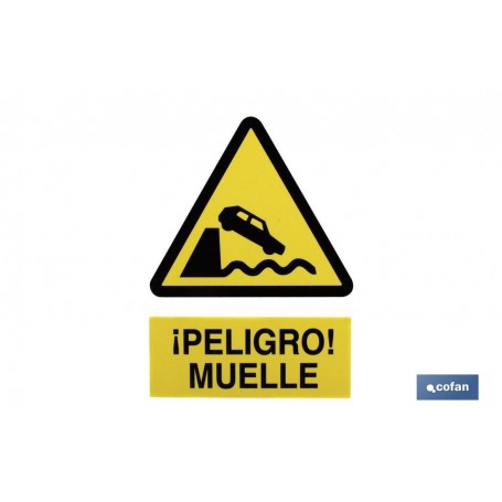 ▷ Cartel Peligro Muelle | Ferreidea