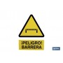 ▷ Cartel Peligro Barrera | Ferreidea