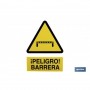 ▷ Cartel Peligro Barrera | Ferreidea
