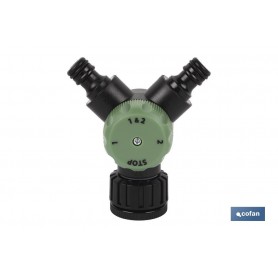 ▷ Colector Riego 2 salidas | Ferreidea