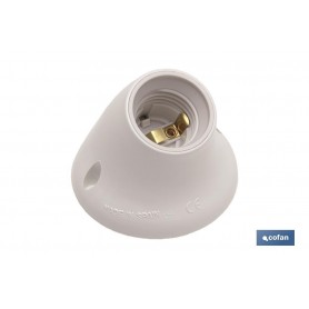 ▷ PORTALAMPARAS PARED E27 BLANCO | Ferreidea