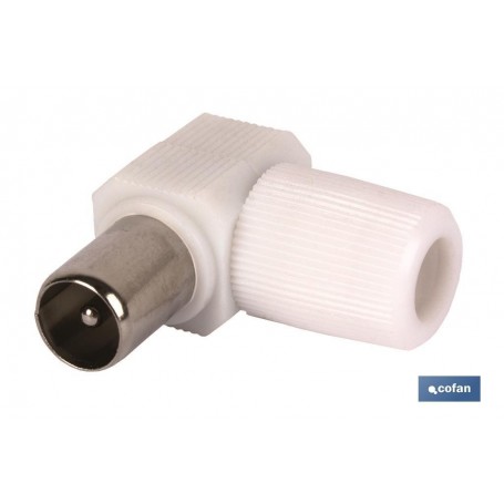 ▷ CONECTOR ANTENA MACHO CODO (9,5MM) | Ferreidea