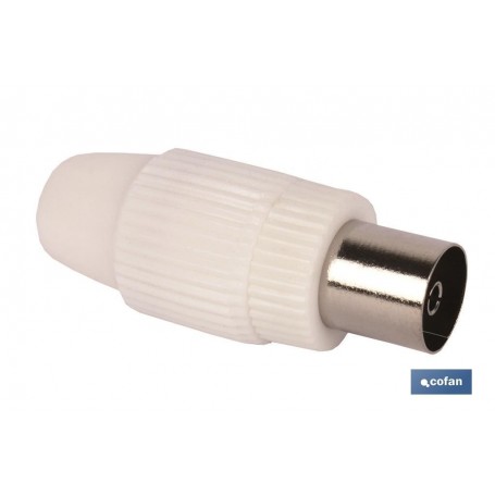 ▷ CONECTOR ANTENA HEMBRA RECTO (9,5MM) | Ferreidea