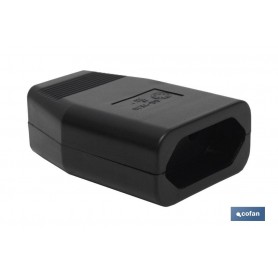 ▷ ENCHUFE BIPOLAR AEREO NEGRA (10A-250V) | Ferreidea