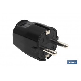 ▷ CLAVIJA BIPOLAR NEGRO (16A-250V) | Ferreidea