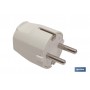 ▷ CLAVIJA BIPOLAR BLANCA (16A-250V) | Ferreidea