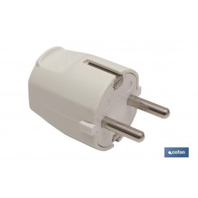 ▷ CLAVIJA BIPOLAR BLANCA (16A-250V) | Ferreidea