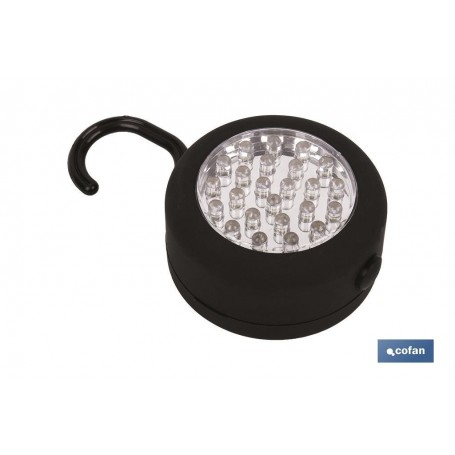 ▷ Bombilla 24 led Redonda Imán/Gancho | Ferreidea