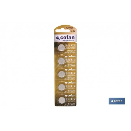 ▷ Pilas Botón CR1620/3.0V | Ferreidea