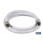 ▷ Flexo Ducha PVC BLANCO 1,5M | Ferreidea