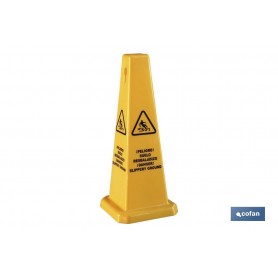 ▷ Cono 4 caras Suelo Resbaladizo" | Ferreidea