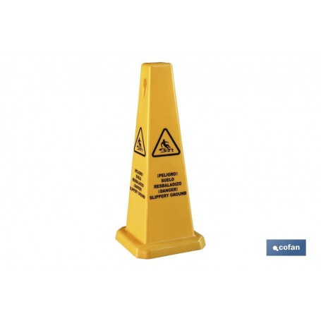 ▷ Cono 4 caras Suelo Resbaladizo" | Ferreidea