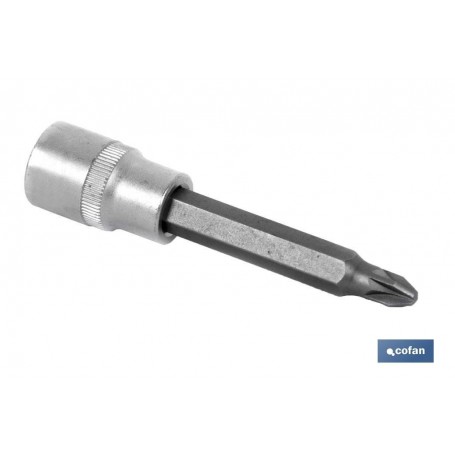 ▷ Vaso 1/2" punta extra larga 65mm Pozidrive | Ferreidea