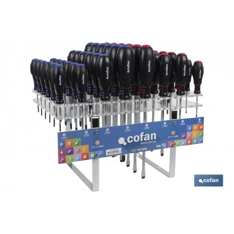 ▷ Expositor destornilladores 48 pcs (Modelo Victoria) | Ferreidea
