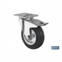 ▷ Ruedas Goma/Metal Placa Freno | Ferreidea