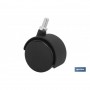 ▷ Rueda Plastic /Tornillo | Ferreidea