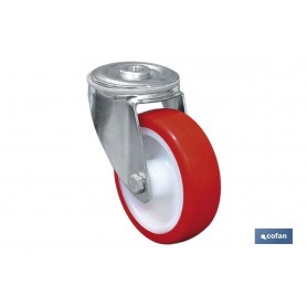 ▷ Ruedas Poliuretano Pasante | Ferreidea