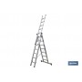▷ Escaleras Aluminio 3 tramos EN 131 | Ferreidea