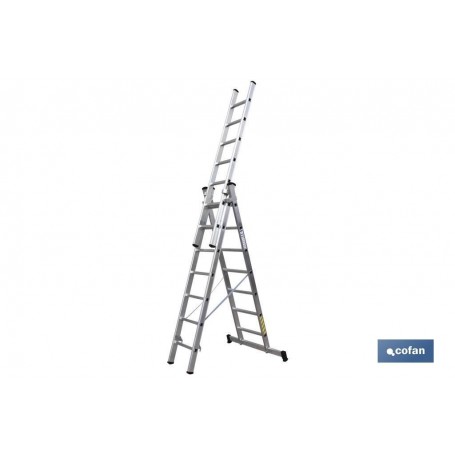 ▷ Escaleras Aluminio 3 tramos EN 131 | Ferreidea