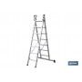 ▷ Escaleras Aluminio 2 tramos EN 131 | Ferreidea