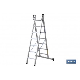 ▷ Escaleras Aluminio 2 tramos EN 131 | Ferreidea