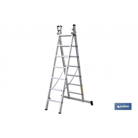 ▷ Escaleras Aluminio 2 tramos EN 131 | Ferreidea