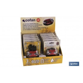 ▷ Expositor 12 uds Luz Roja Trasera Bici | Ferreidea