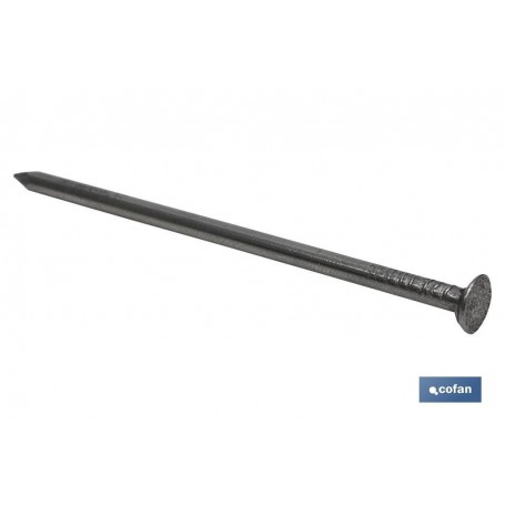 ▷ Punta/Clavo Hierro Cabeza Plana | Ferreidea