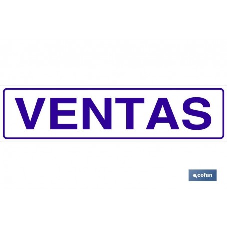 ▷ Cartel Ventas | Ferreidea