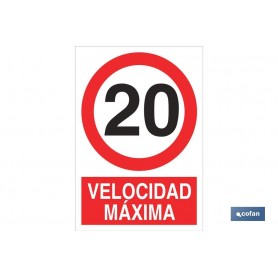▷ Cartel Velocidad máxima | Ferreidea
